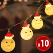 Kép 4/5 - Karácsonyi LED fényfüzér - hóember