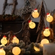 Kép 2/5 - Karácsonyi LED fényfüzér - hóember