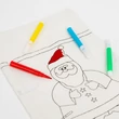 Kép 2/7 -  Színezhető mikulás zokni