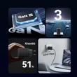 Kép 3/13 - Telefon töltő adapter 3 portos Vention - fehér