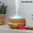 Kép 4/8 - InnovaGoods LED Wooden-Effect Párásító Aroma Diffúzor