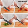 Kép 3/6 - InnovaGoods Swiss·Q Namiutsu Black Shark Késkészlet (4 Részes)