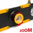 Kép 7/9 - LED reflektor - akkumulátoros, dimmerelhető, fókuszálható - 1500 lumen