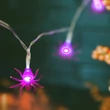 Kép 2/3 - Halloweeni LED-es fényfüzér - pók