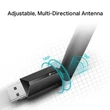 Kép 4/7 - TP-Link Wireless Adapter USB Dual Band AC600