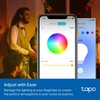 Kép 3/6 - TP-Link Tapo L530E Okos Wi-Fi izzó