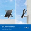 Kép 4/7 - TP-Link TAPO A200 Okos Solar Panel IP65 360 fokos állítható tartóval