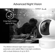 Kép 3/7 - TP-Link TAPO C212 Wireless &amp; Wired Kamera Cloud beltéri éjjellátó
