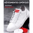 Kép 4/8 - Kötésmentes cipőfűző - fekete