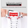Kép 6/8 - Kötésmentes cipőfűző - fekete