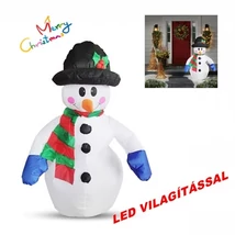 Felfújható hóember LED világítással