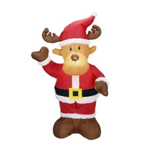 Felfújható rénszaravas- 135 cm - 3 fehér LED