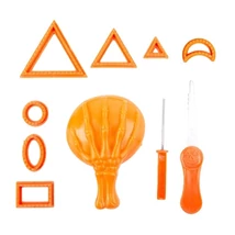 Halloween tökfaragó készlet - 10 darabos