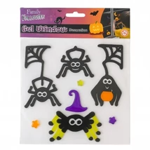 Halloweeni zselés ablakdekor