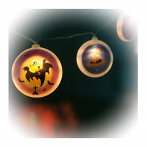 Halloween-i LED-es fényfüzér korongok