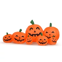Halloweeni felfújható tökök LED világítással