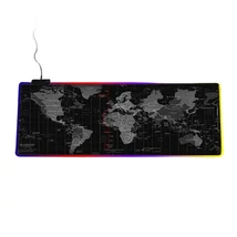 RGB Led világtérképes XL egérpad