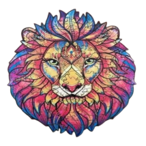 Fa Puzzle -oroszlán