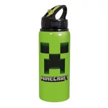 Aluminium sport kulacs Minecraft