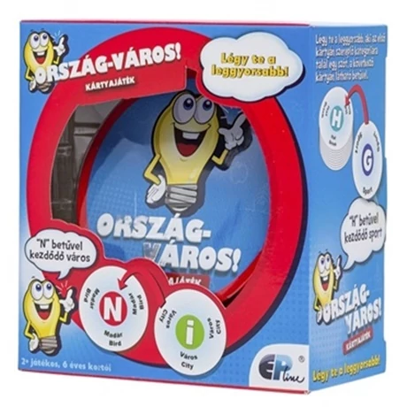 Ország - Város kártyajáték