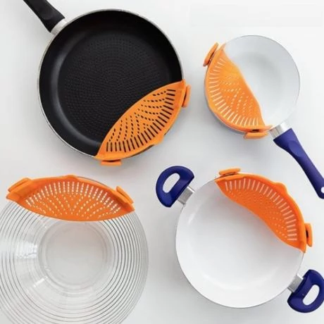 InnovaGoods Edényre Helyezhető Szilikon Szűrő
