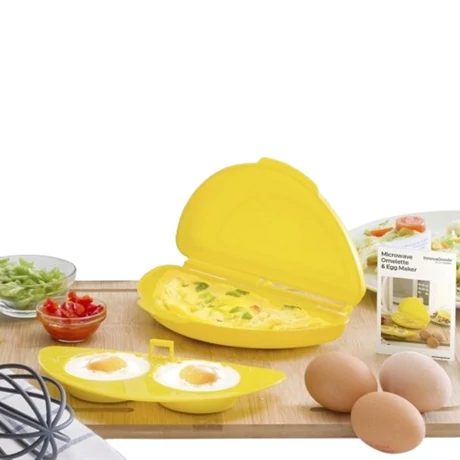 Omlett és tojáskészítő mikrohullámú sütőhöz