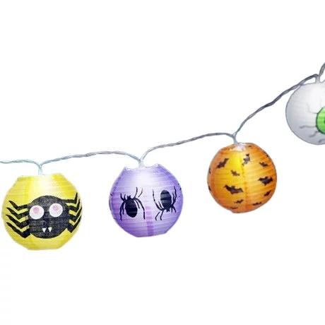 Halloween-i lampion fényfüzér
