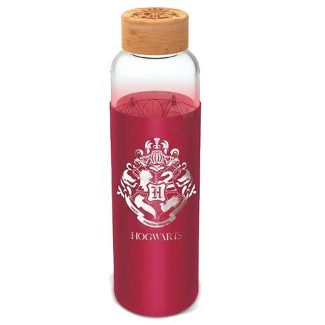 Üveg kulacs szilikon borítással Harry Potter