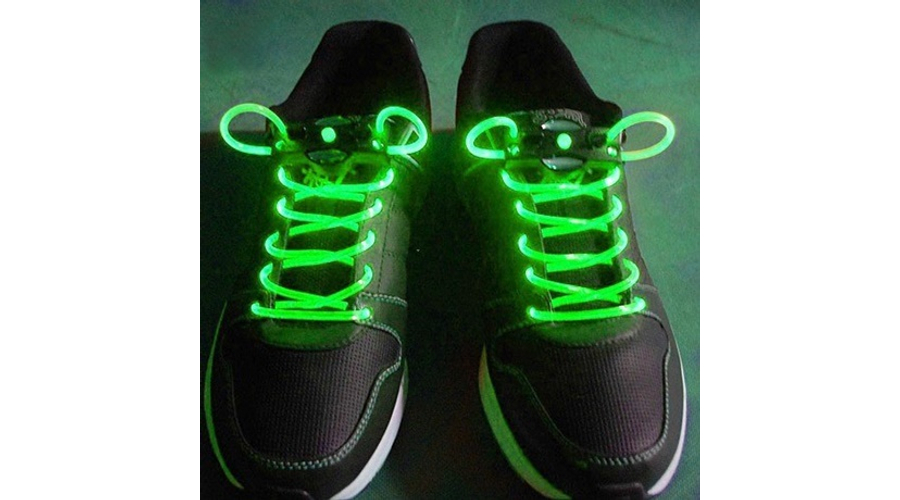 Világító cipőfűző (zöld)