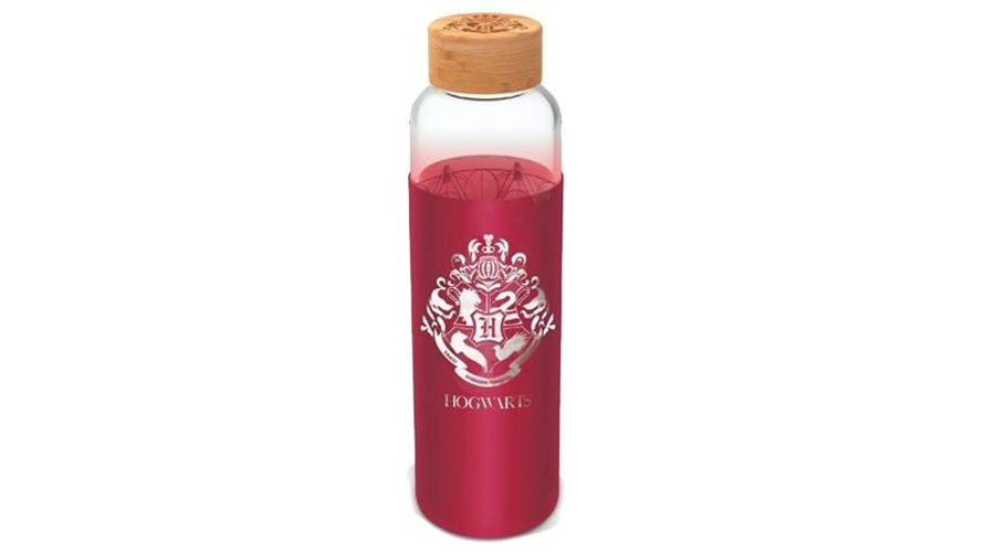 Üveg kulacs szilikon borítással Harry Potter - 585 ml 