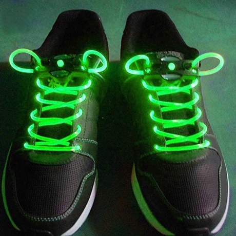 Világító cipőfűző (zöld)