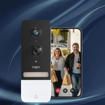 TAPO D230S1 Akkumulátoros, kamerás, okos ajtócsengő