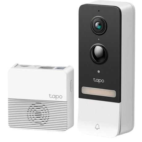 TP-Link TAPO D230S1 Akkumulátorral működő kamerás, okos ajtócsengő kit hubbal