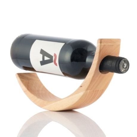 Lebegő fa borosüveg tartó - InnovaGoods