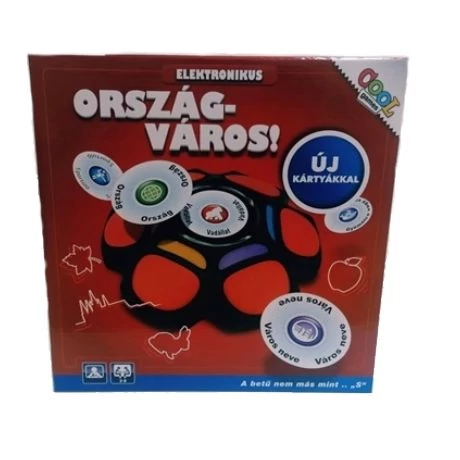 Ország - Város elektromos társasjáték