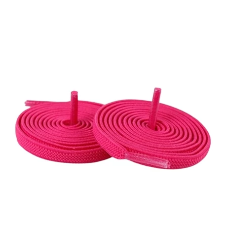 Kötésmentes cipőfűző - pink
